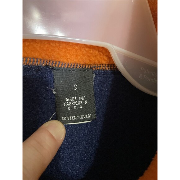 Vintage Orange Blue Patagonia Flyer Vest Wind Resistant Sz S Made In USA Granola - Picture 5 of 10